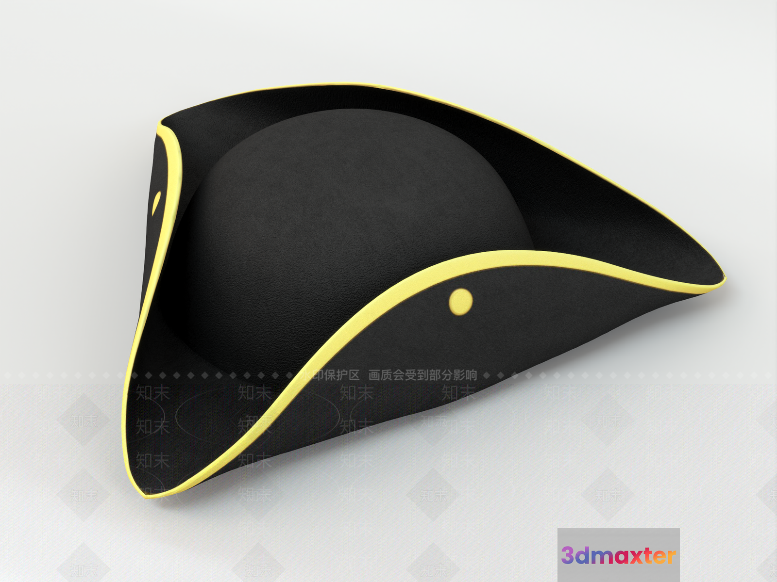Napoleonic Hat 3D Model - 17138 - VRAY Render