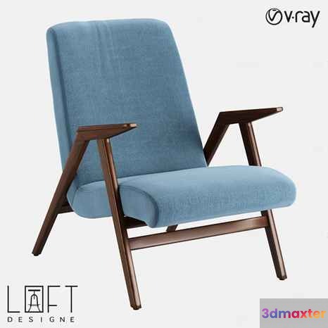 Wooden Armchair 3D Model - 17601 - VRAY Render