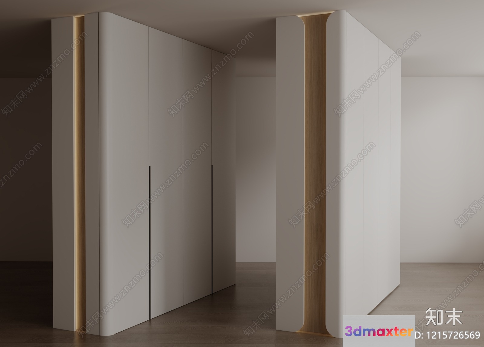 Modern White Room 3D Model - 11614 - VRAY Render