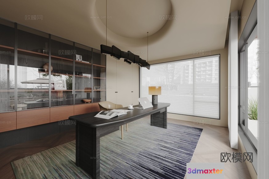 Modern Office Space 3D Model - 15049 - CORONA Render