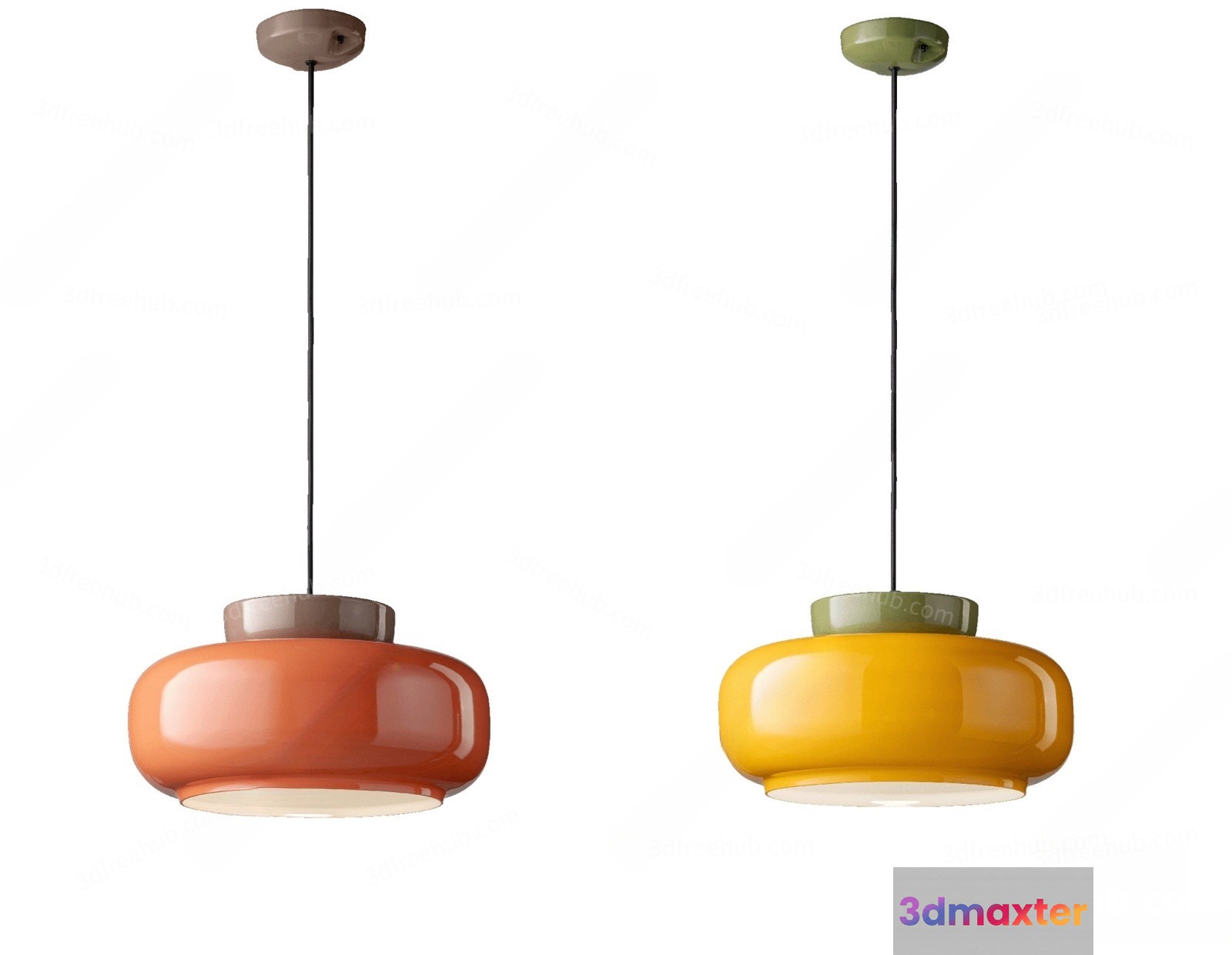 Gold Light Fixture 3D Model - 18918 - VRAY Render