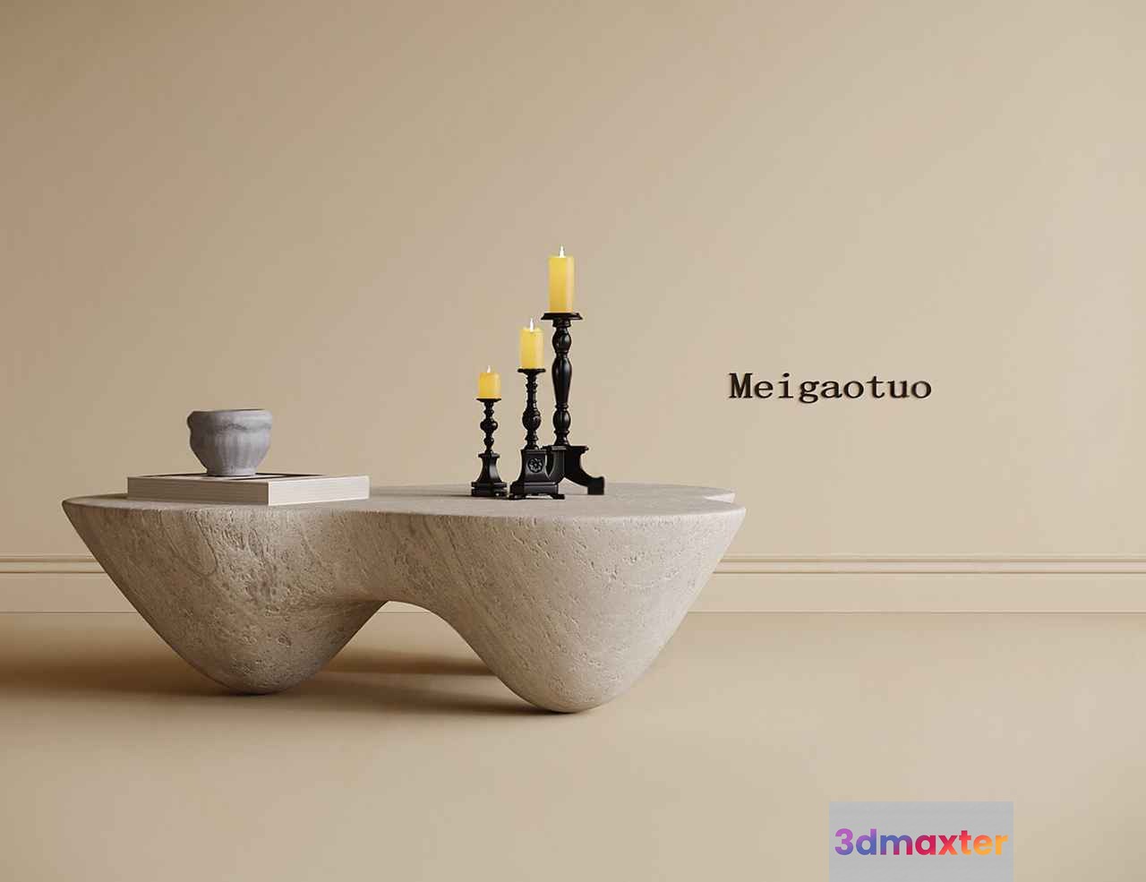 Modern Coffee Table 3D Model - 21400 - VRAY Render