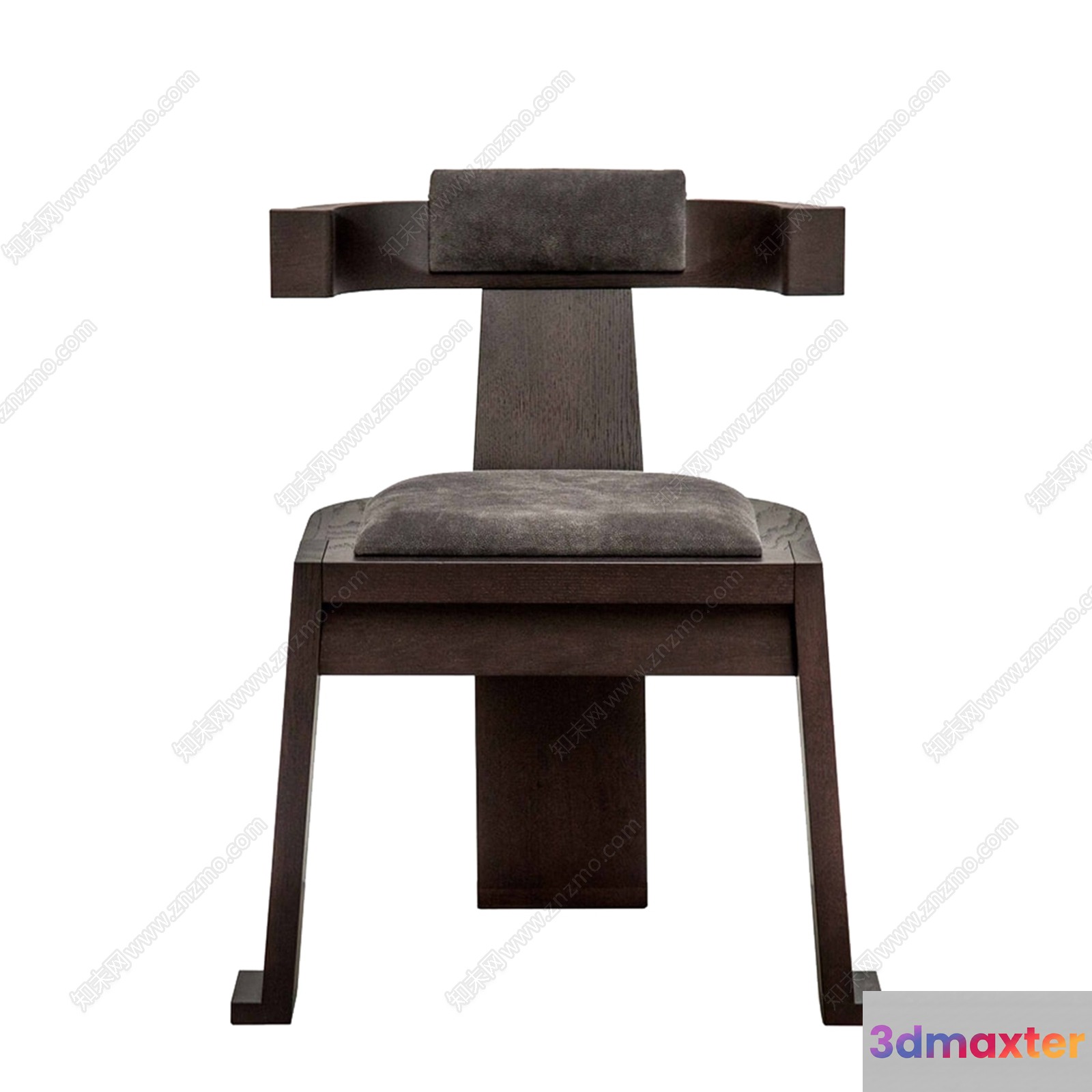 A Dark Brown Chair 3D Model - 4993 - VRAY Render