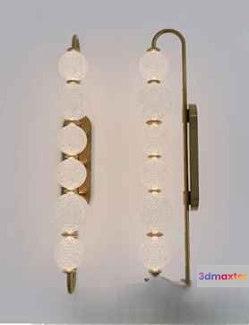 Gold Light Fixture 3D Model - 1163 - VRAY Render