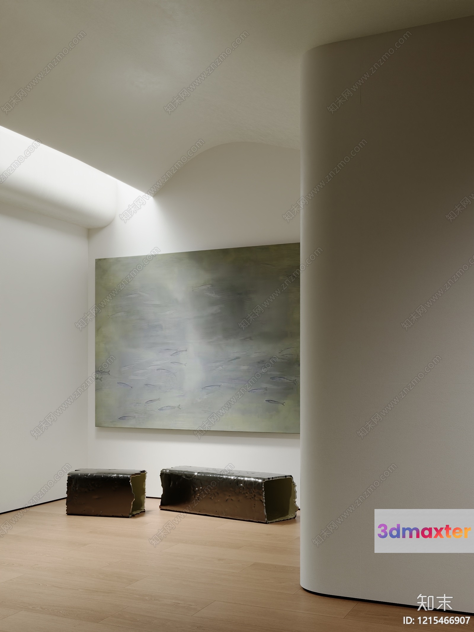Modern Minimalist Interior 3D Model - 14022 - VRAY Render