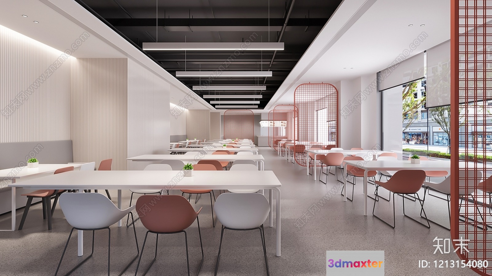 Modern Office Space 3D Model - 20147 - VRAY Render