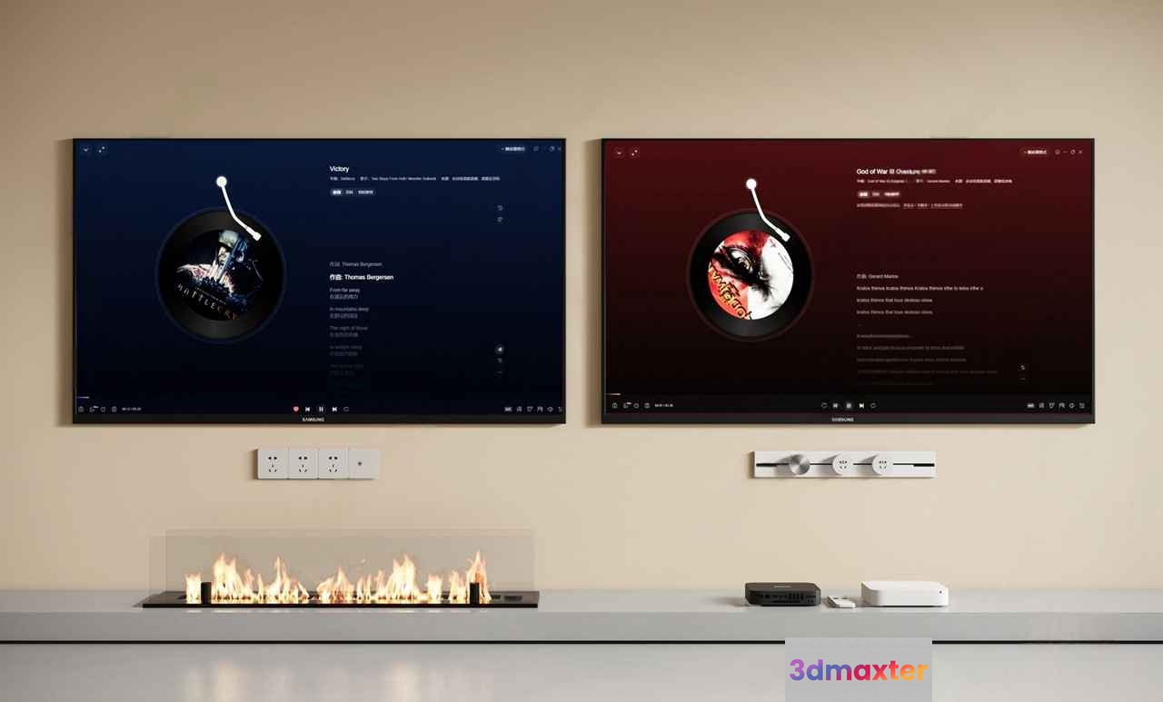 Modern Wall Decor 3D Model - 16058 - VRAY Render
