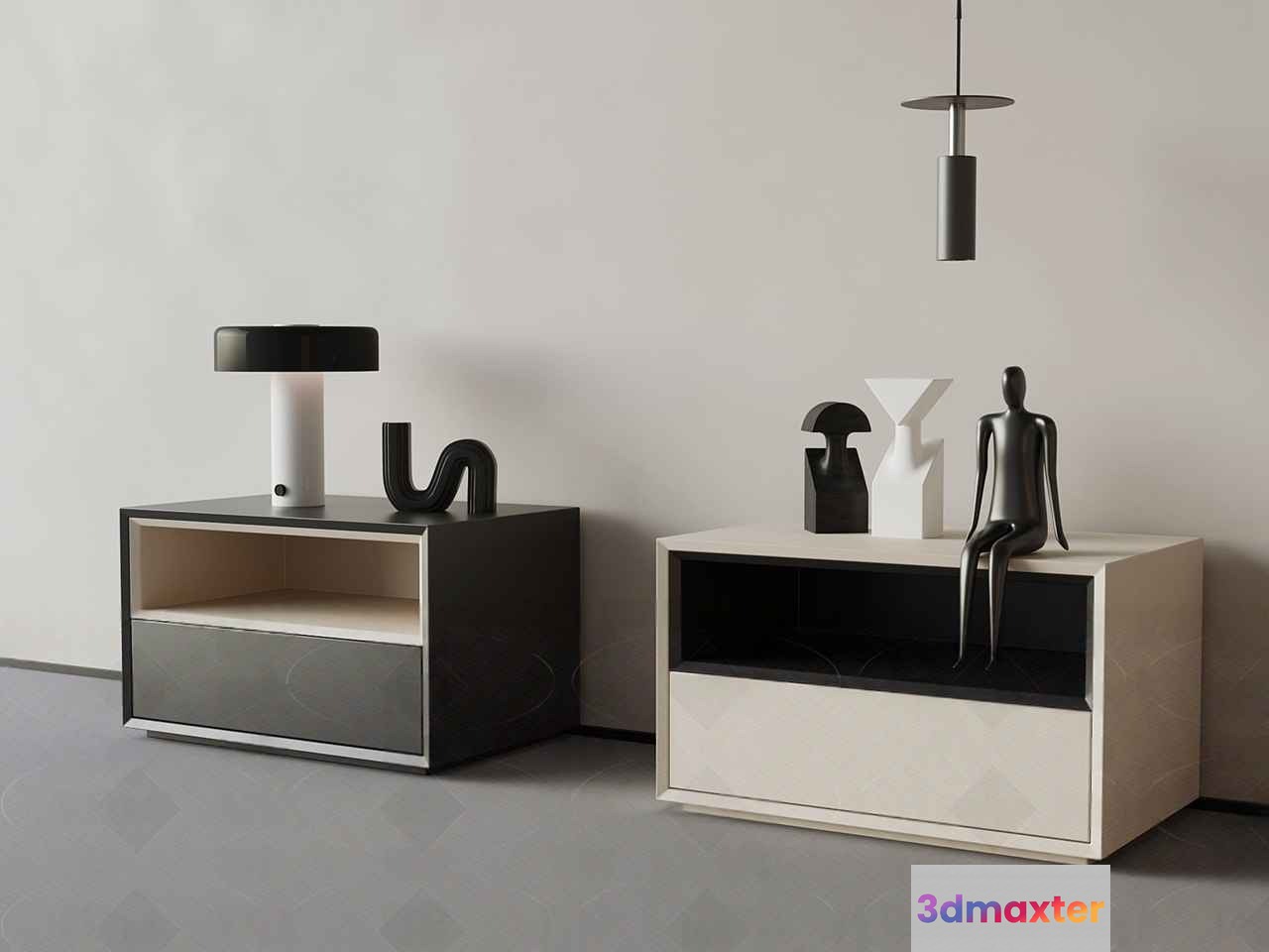 Modern Minimalist Furniture 3D Model - 5983 - VRAY Render