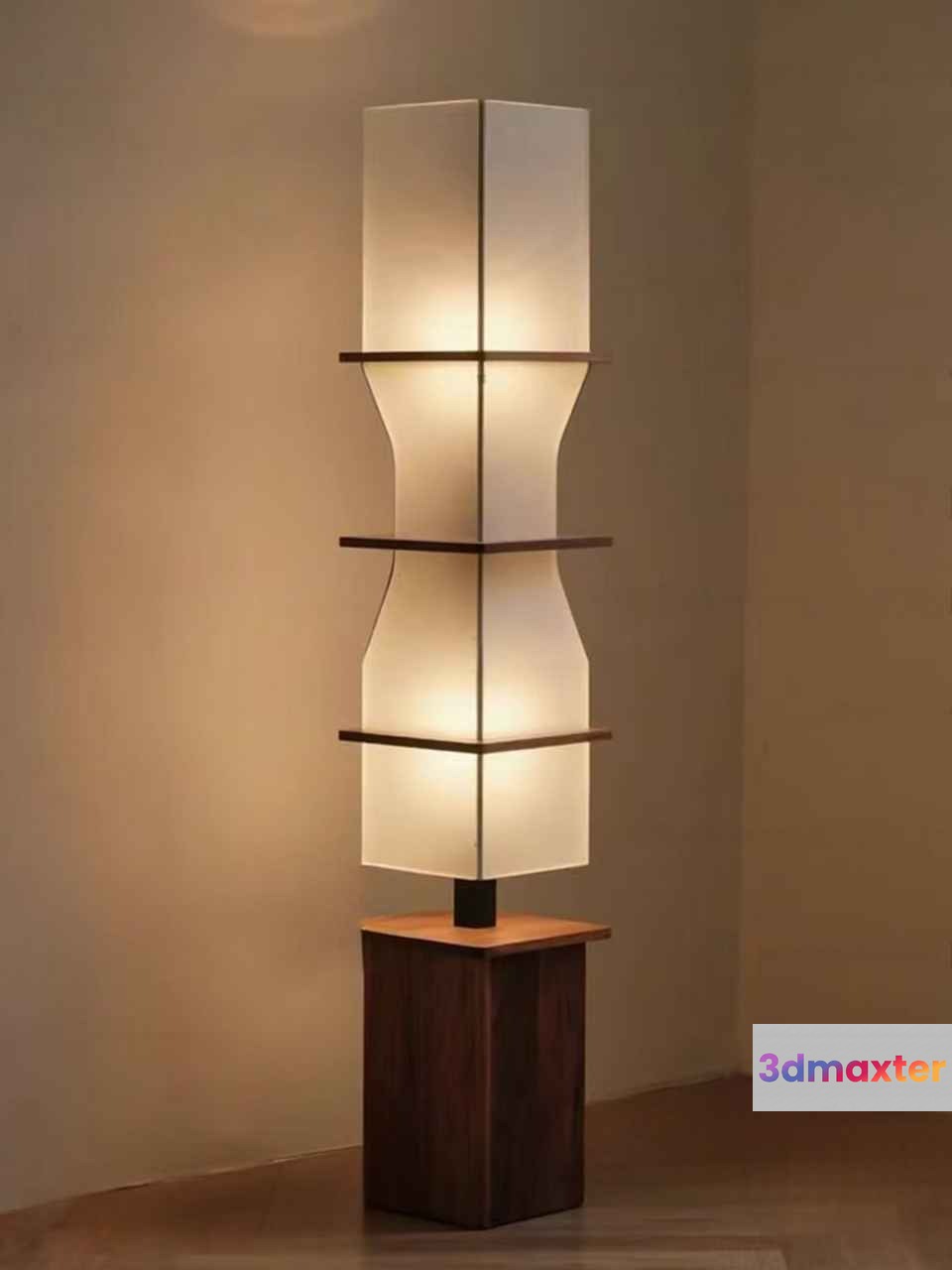 A Tall Modern Floor Lamp 3D Model - 6968 - CORONA Render