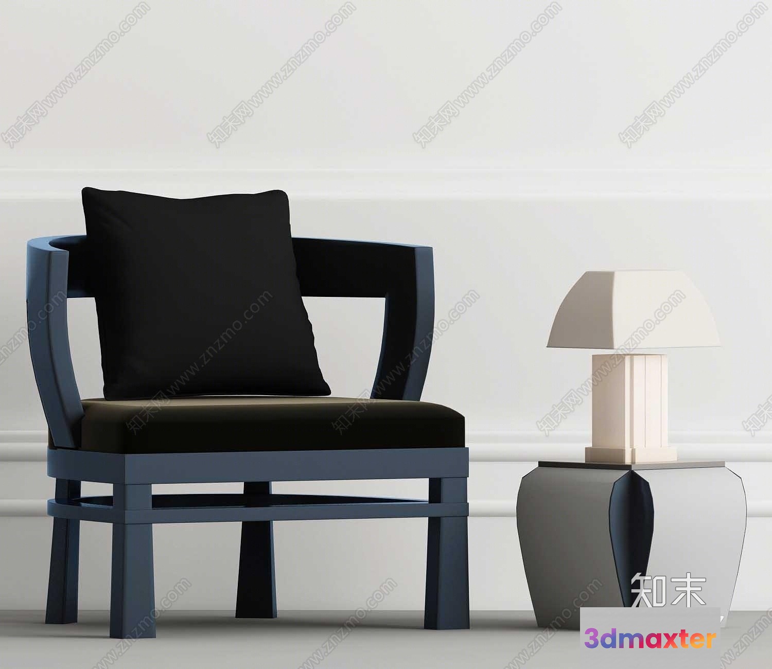 Modern Living Room 3D Model - 20484 - VRAY Render