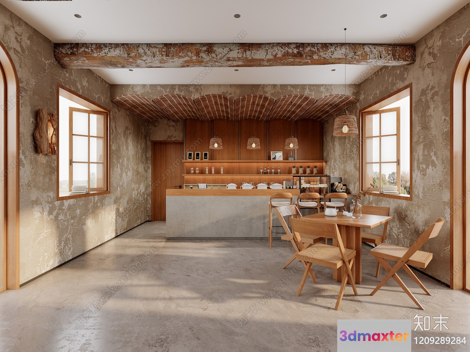 Cozy Dining Room 3D Model - 4989 - VRAY Render