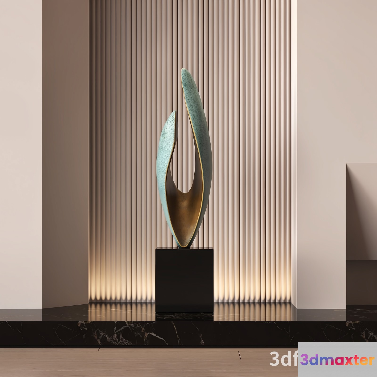 Modern Sculpture 3D Model - 23485 - VRAY Render