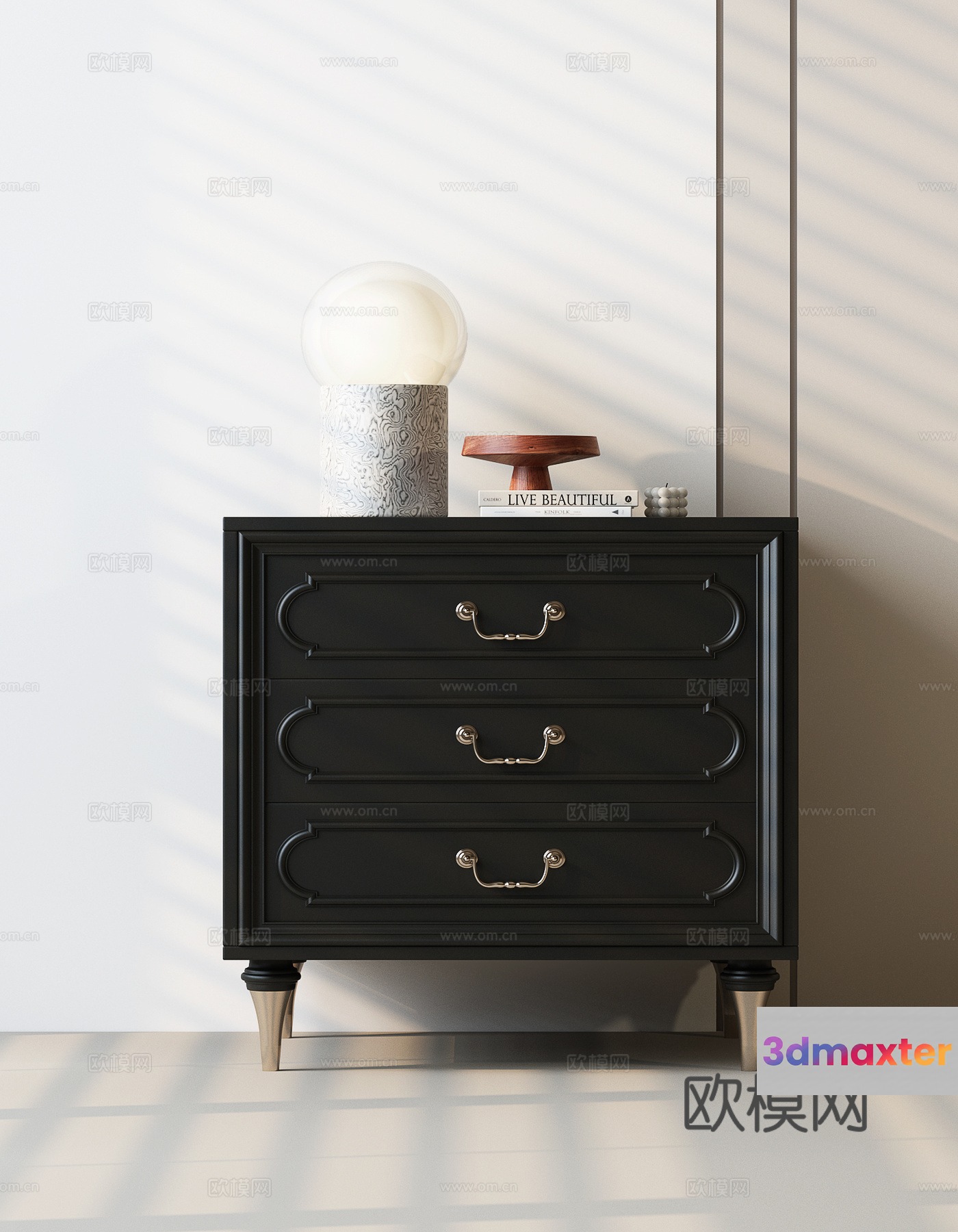 Modern Chest Of Drawers 3D Model - 18636 - VRAY Render
