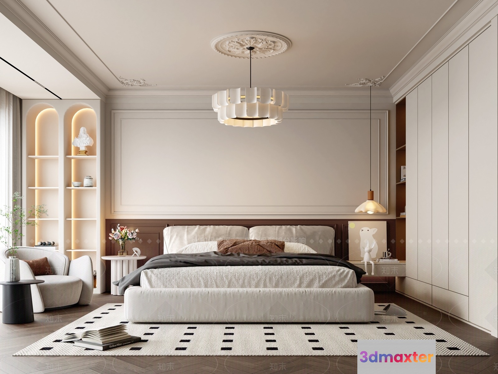 Cozy Bedroom 3D Model - 20439 - VRAY Render