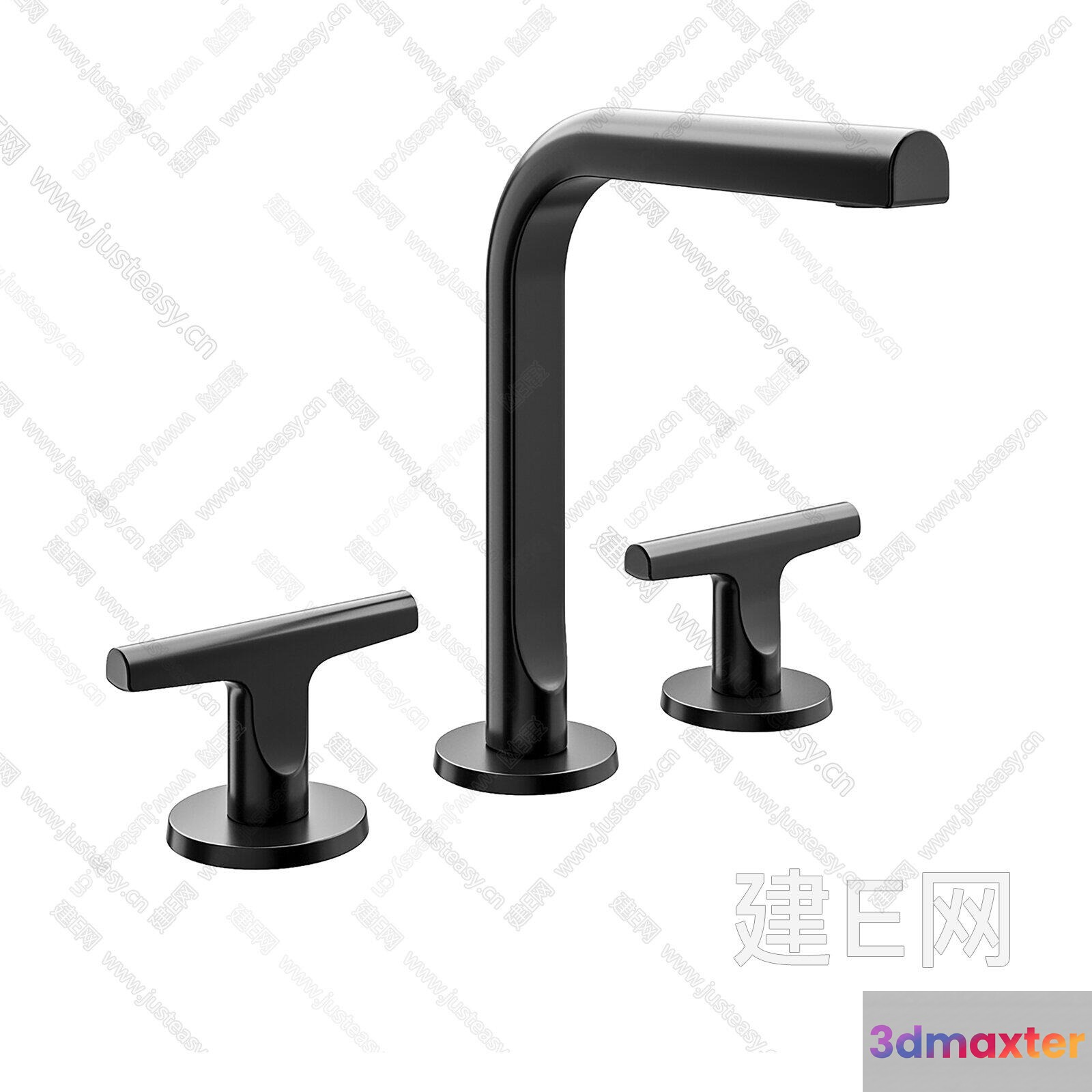 Modern Bathroom Faucet 3D Model - 8137 - VRAY Render