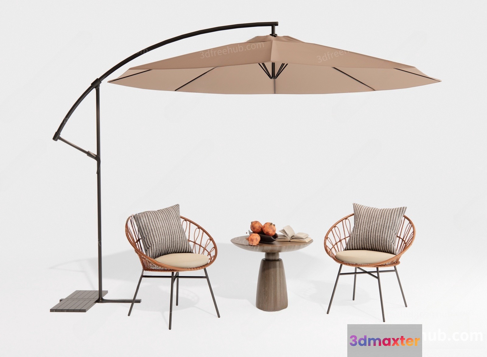Outdoor Patio Furniture 3D Model - 19406 - VRAY Render
