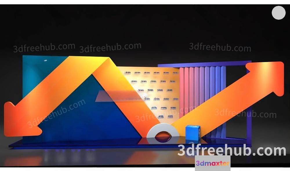 Abstract 3D Graphic 3D Model - 22272 - VRAY Render