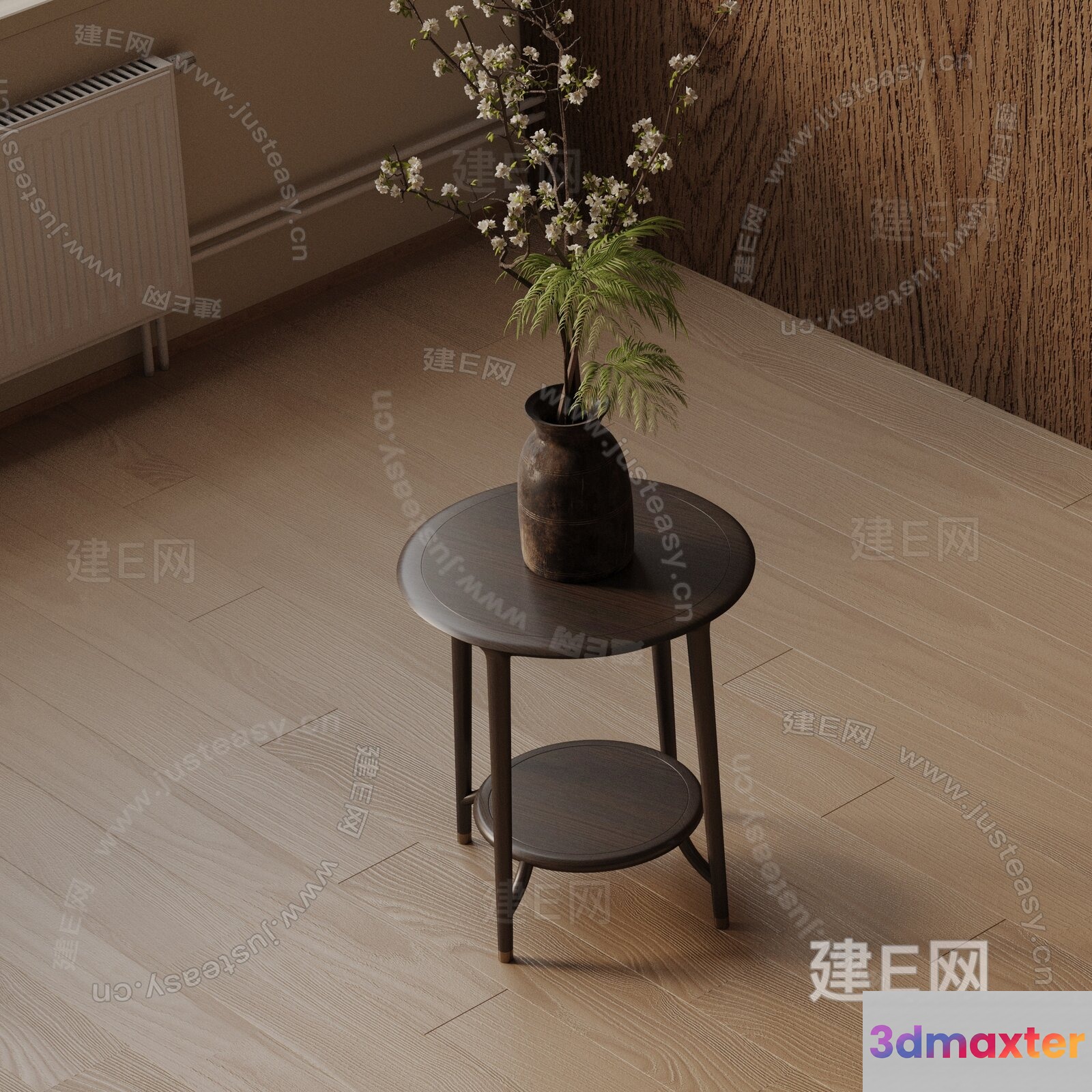 Modern Living Room 3D Model - 6796 - VRAY Render