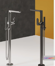 Modern Bathtub Faucet 3D Model - 6299 - VRAY Render