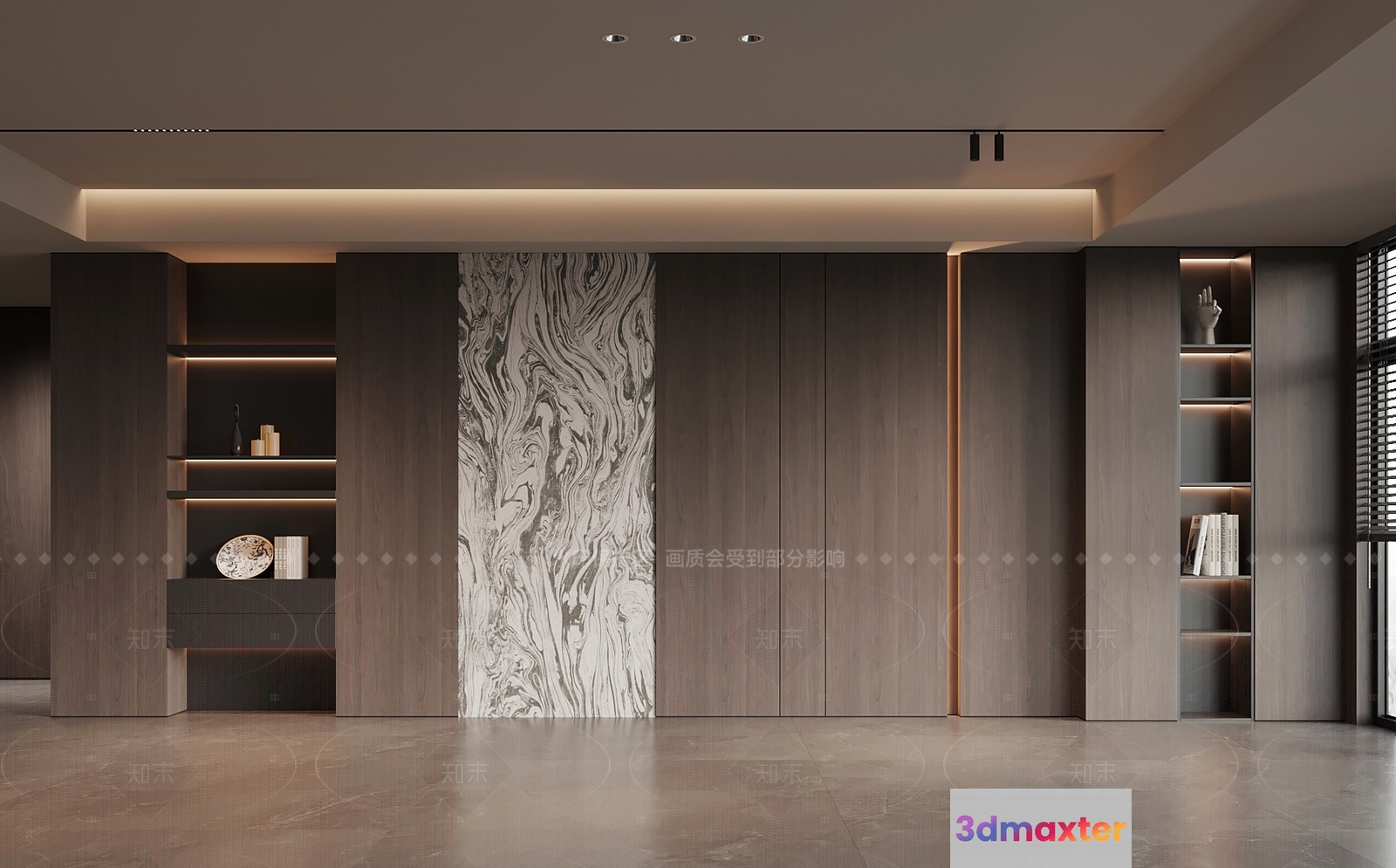 Modern Home Decor 3D Model - 17899 - VRAY Render
