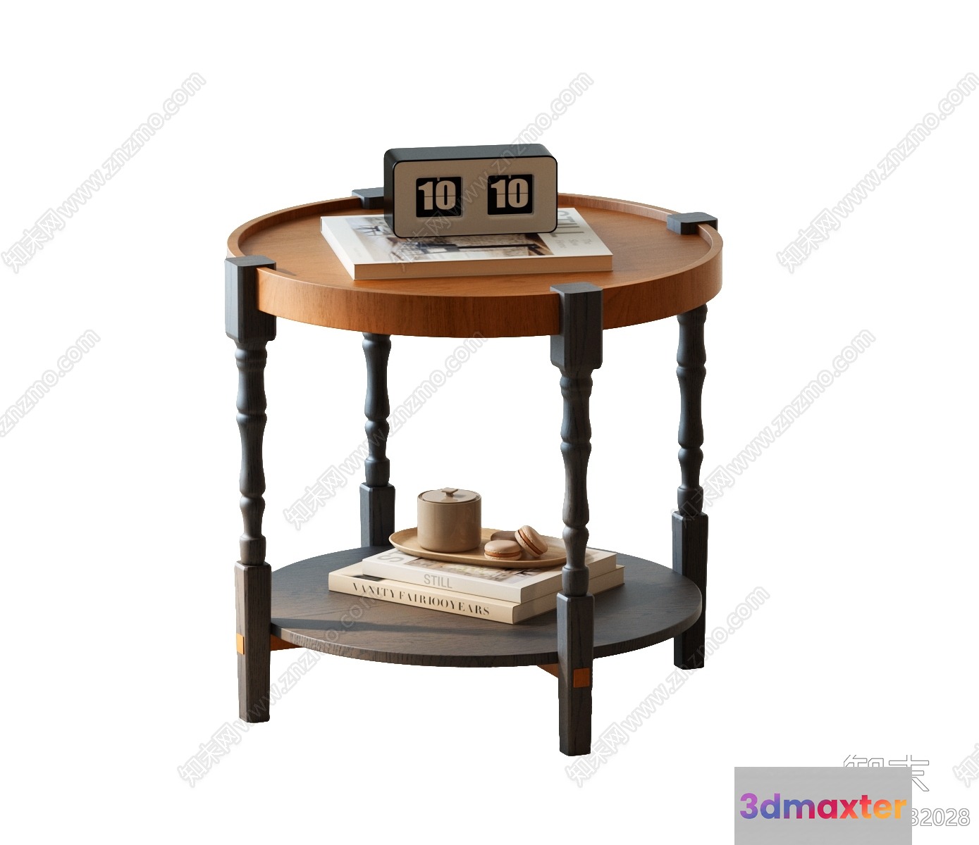 Mid-Century Modern Coffee Table 3D Model - 14501 - VRAY Render