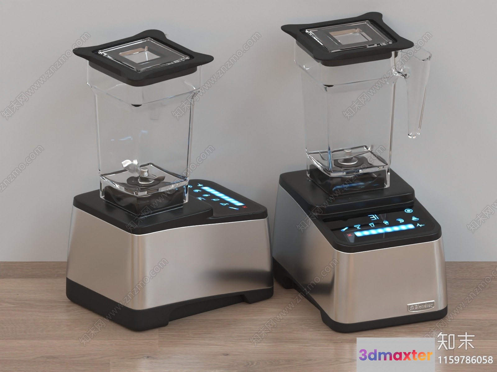Modern Blender Appliances 3D Model - 13296 - VRAY Render