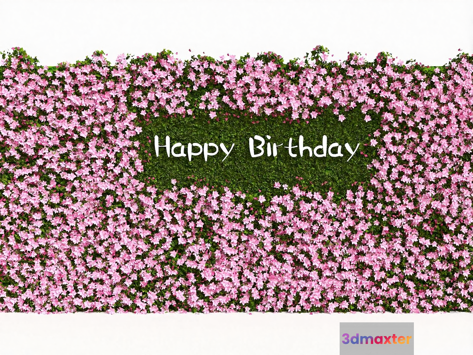 Happy Birthday 3D Model - 12531 - VRAY Render