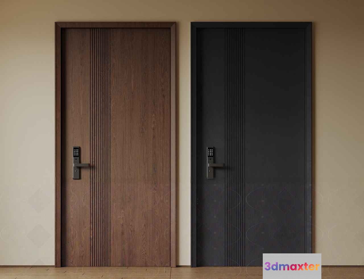 Modern Door Design 3D Model - 21327 - CORONA Render