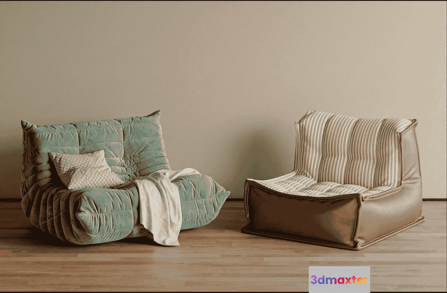 Cozy Living Room 3D Model - 18179 - VRAY Render