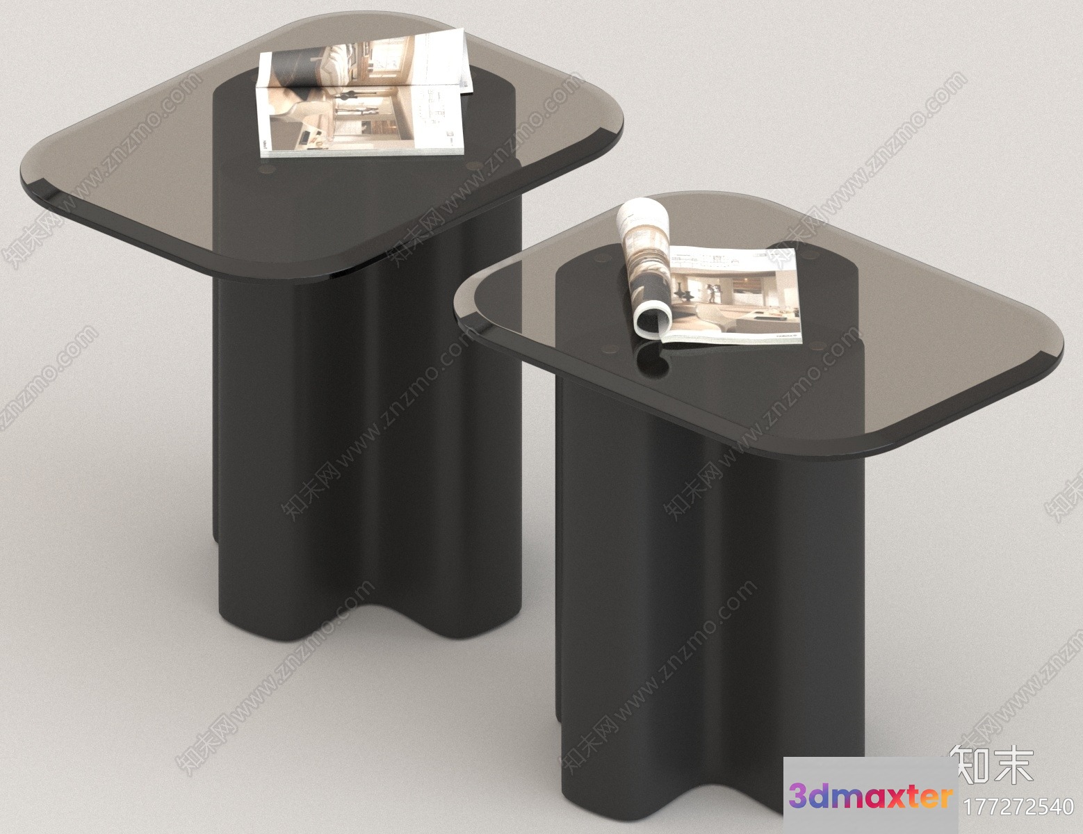 Modern Living Room 3D Model - 14085 - VRAY Render
