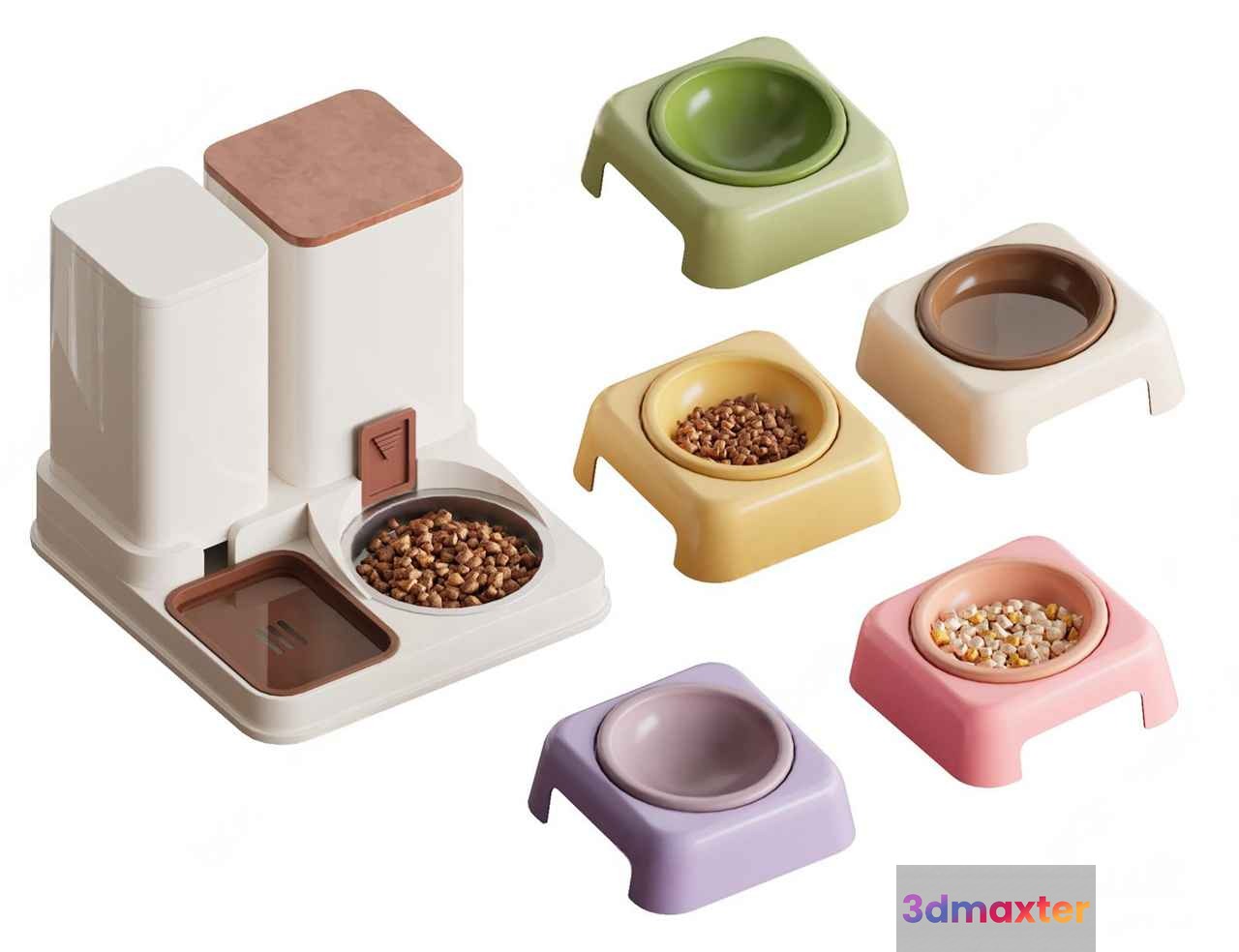 Pet Bowls 3D Model - 4745 - CORONA Render