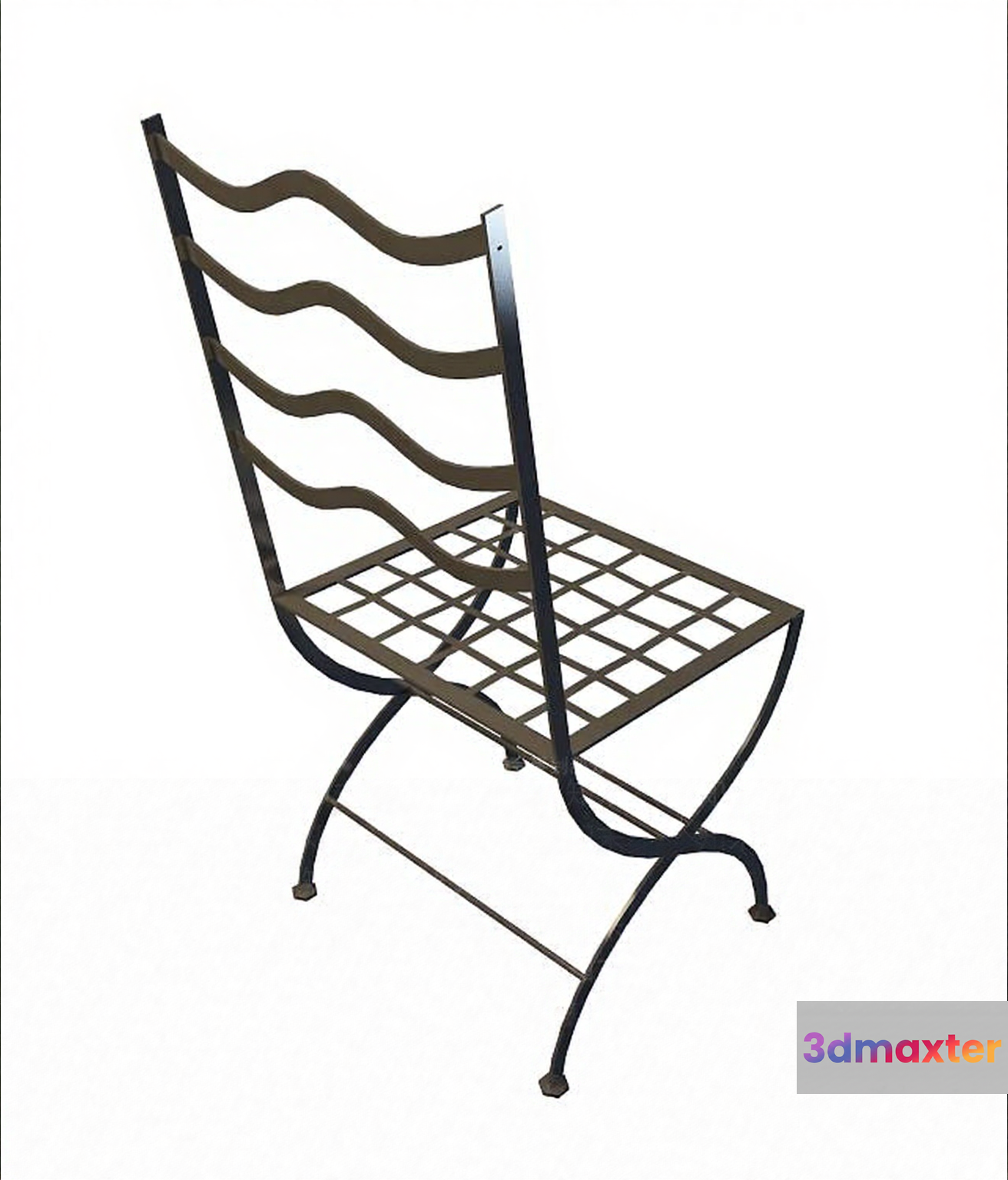 A Metal Chair 3D Model - 15752 - VRAY Render