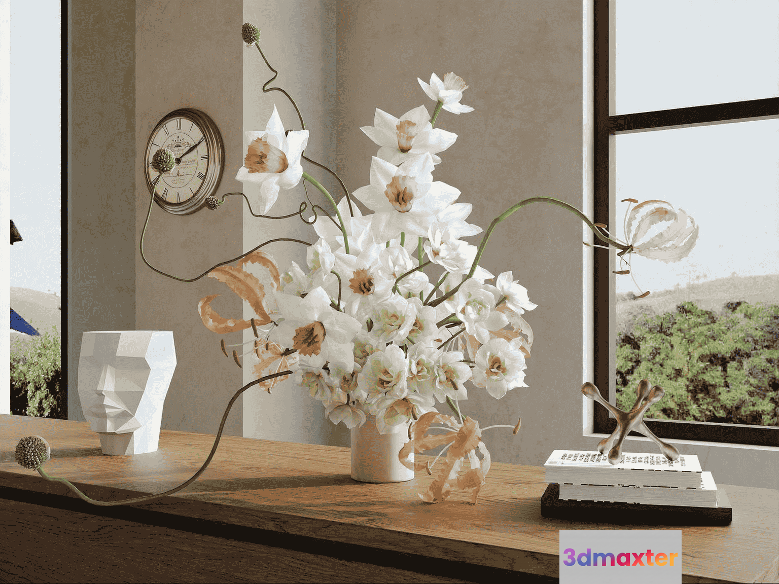 Modern Home Decor 3D Model - 15246 - VRAY Render