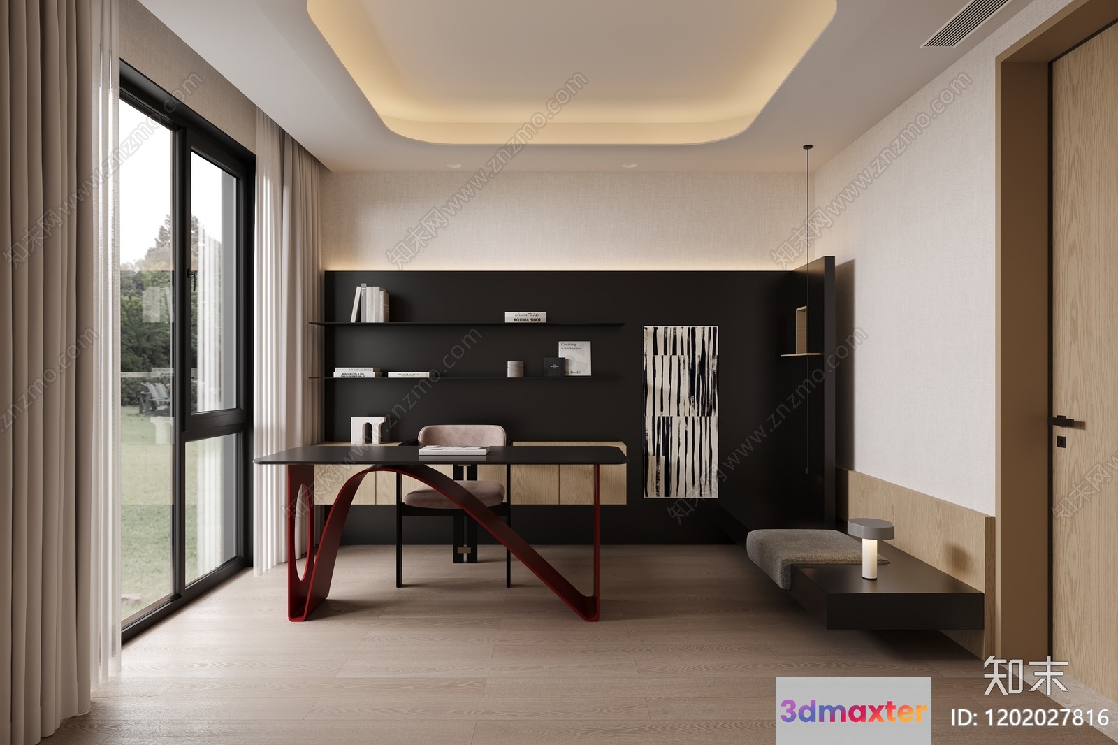 Modern Office Space 3D Model - 15040 - CORONA Render
