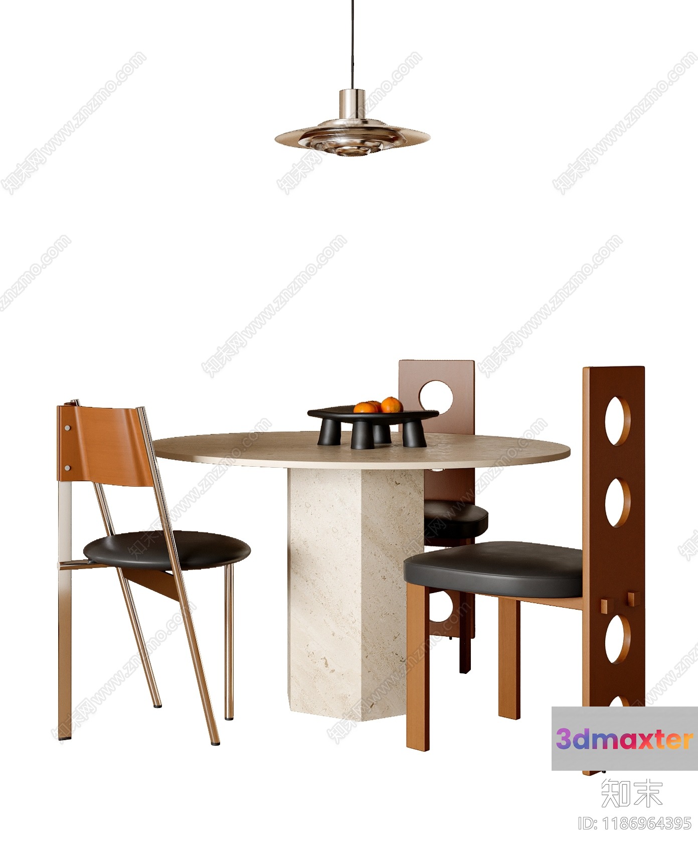 Modern Dining Table 3D Model - 3508 - VRAY Render
