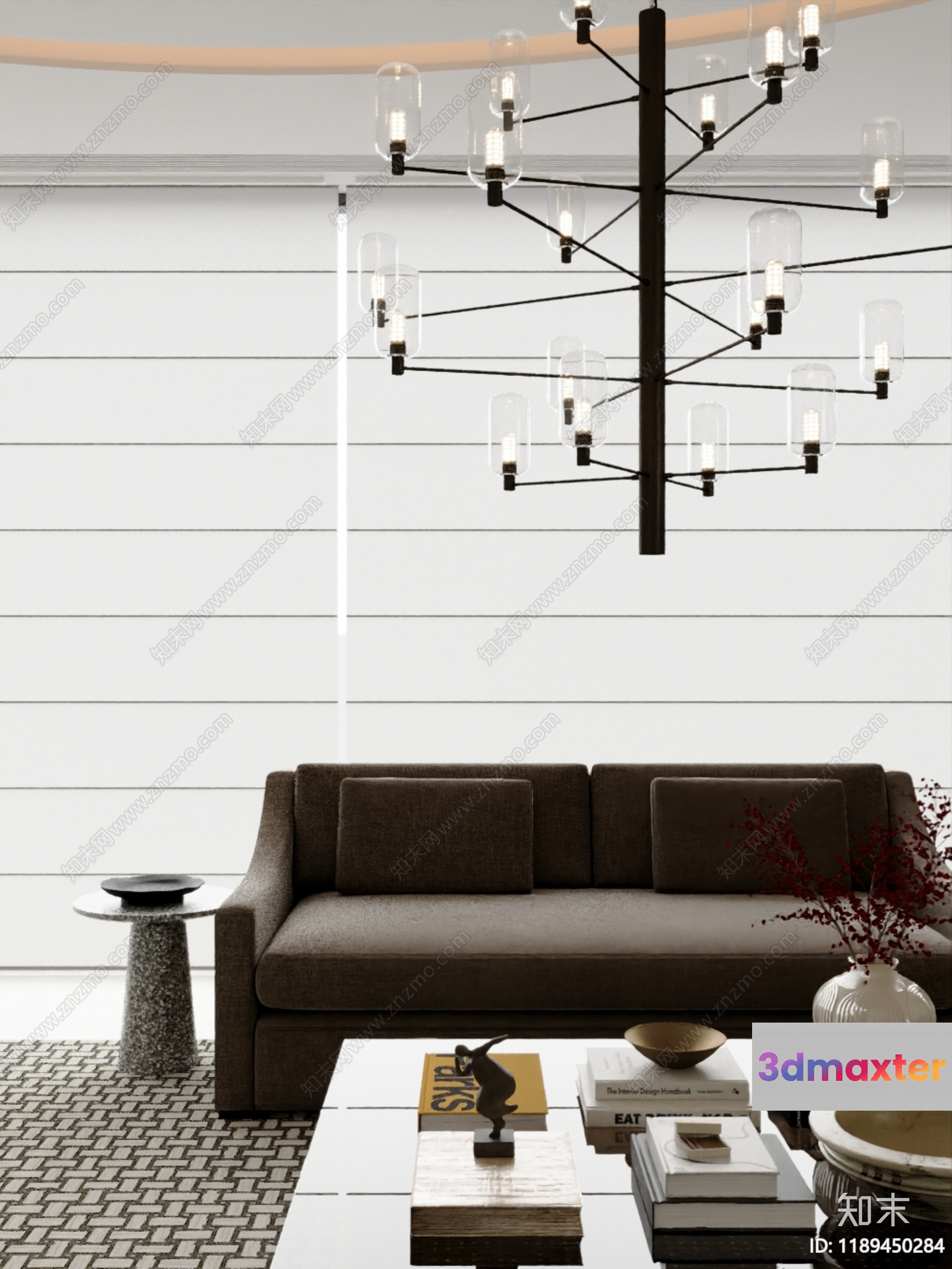 Modern Living Room 3D Model - 14223 - CORONA Render