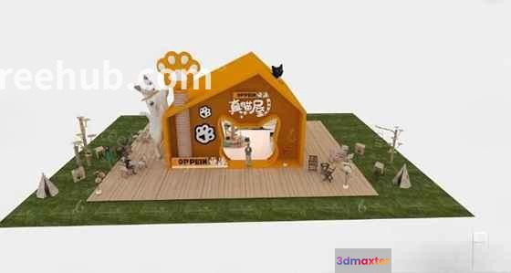 A 3D Model Of A House 3D Model - 18893 - VRAY Render