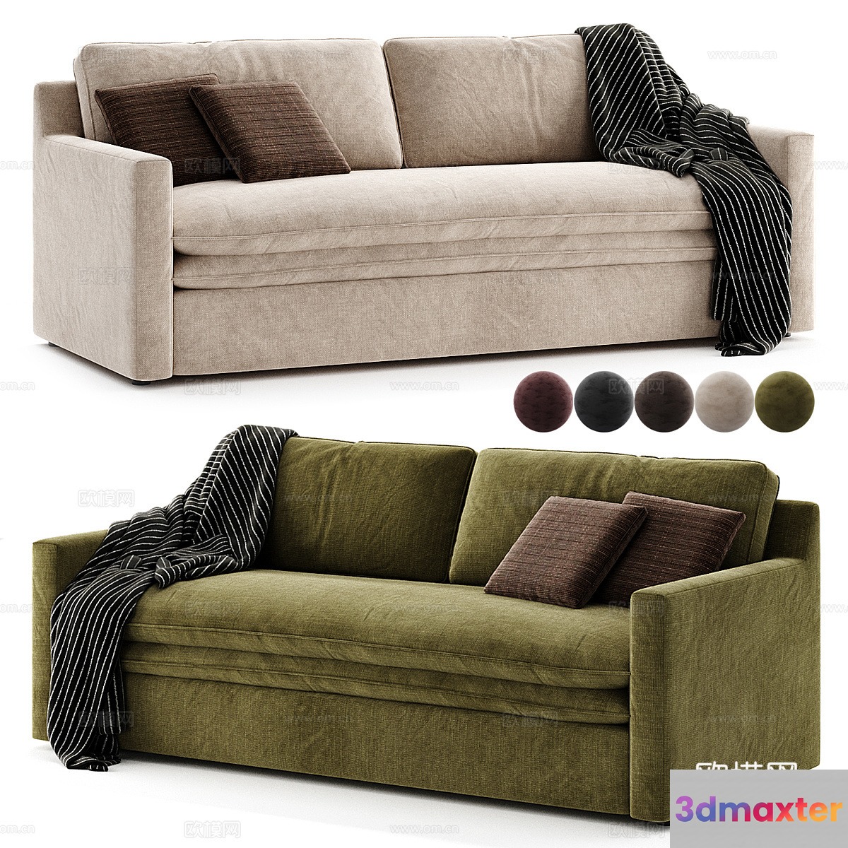 Modern Living Room 3D Model - 21330 - CORONA Render