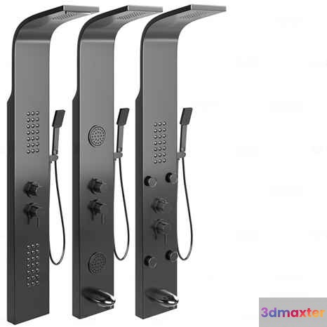 Two Shower Panels 3D Model - 2773 - VRAY Render