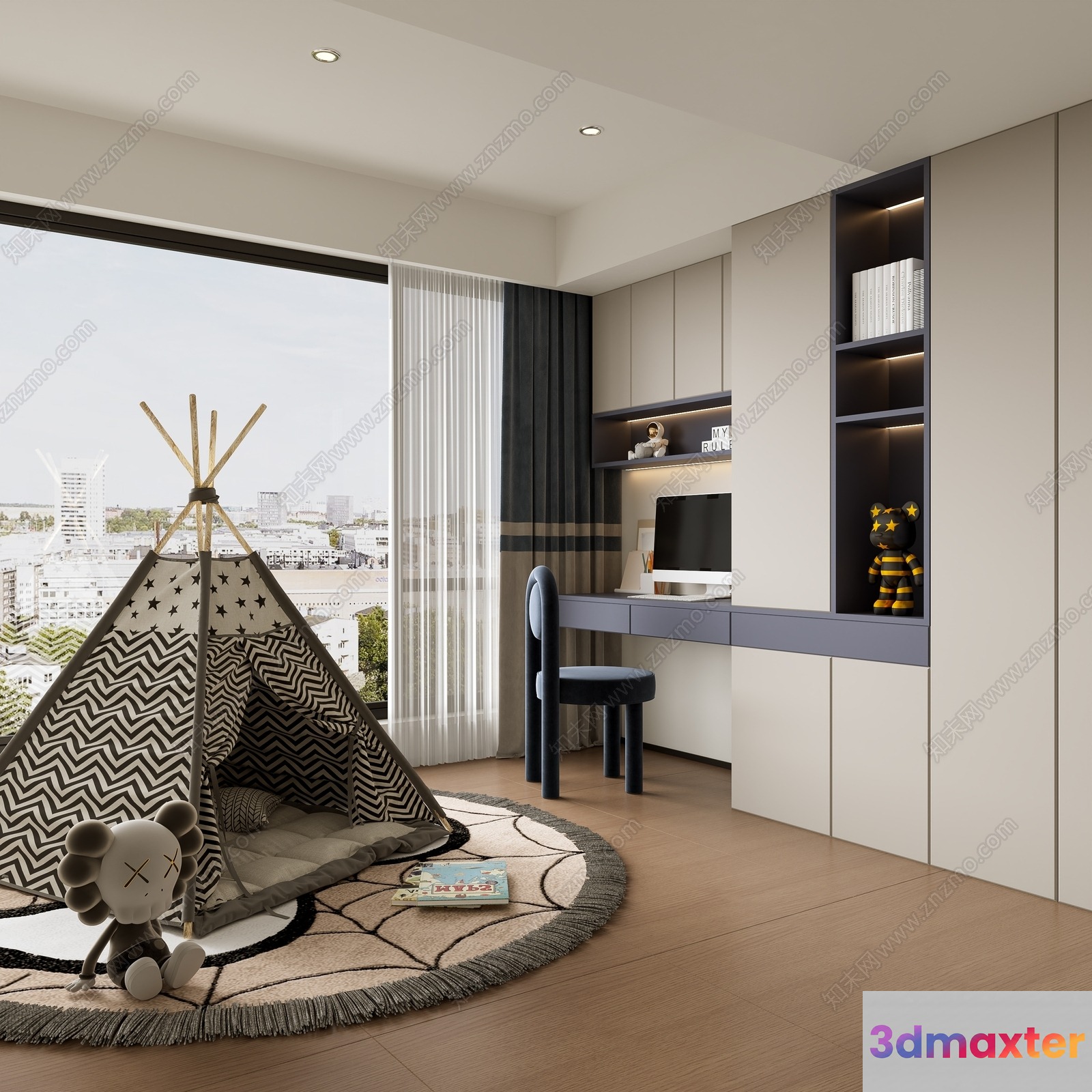 Cozy Kids' Room 3D Model - 16876 - CORONA Render