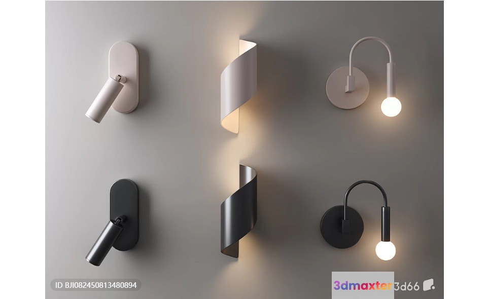 Modern Wall Lighting 3D Model - 9442 - VRAY Render