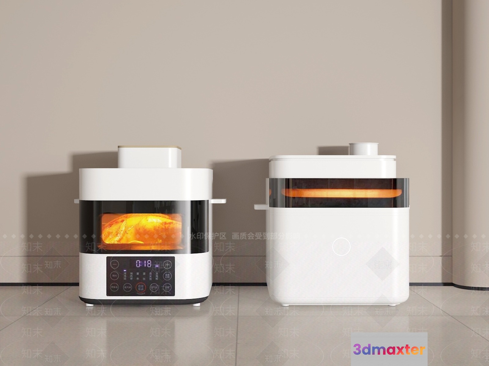 Modern Electric Oven 3D Model - 10397 - VRAY Render