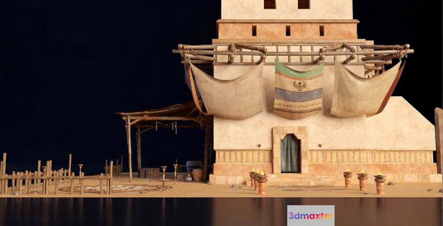 A Ship'S Mast 3D Model - 23407 - VRAY Render