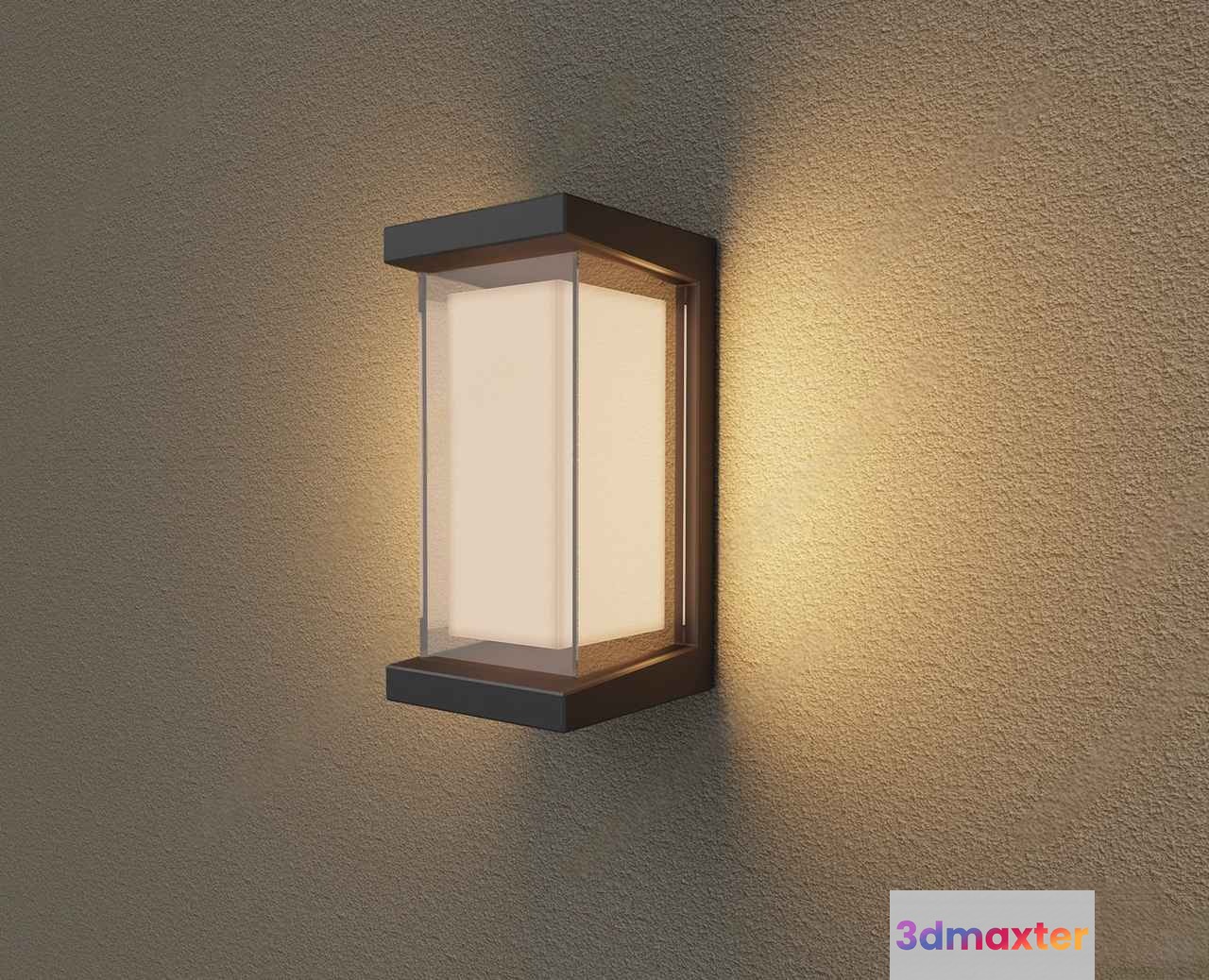 Modern Outdoor Light Fixture 3D Model - 18969 - VRAY Render