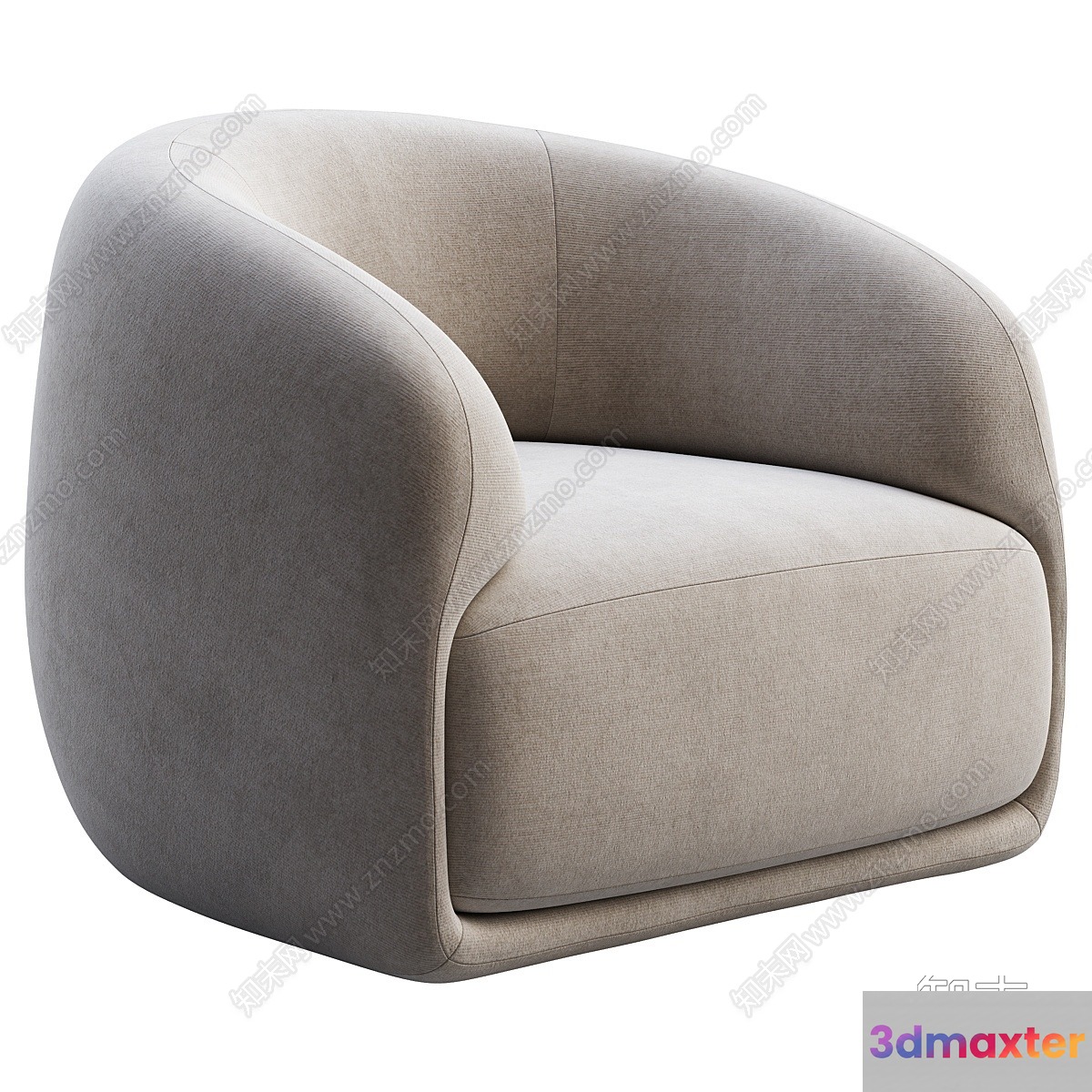 Modern Armchair 3D Model - 10421 - VRAY Render