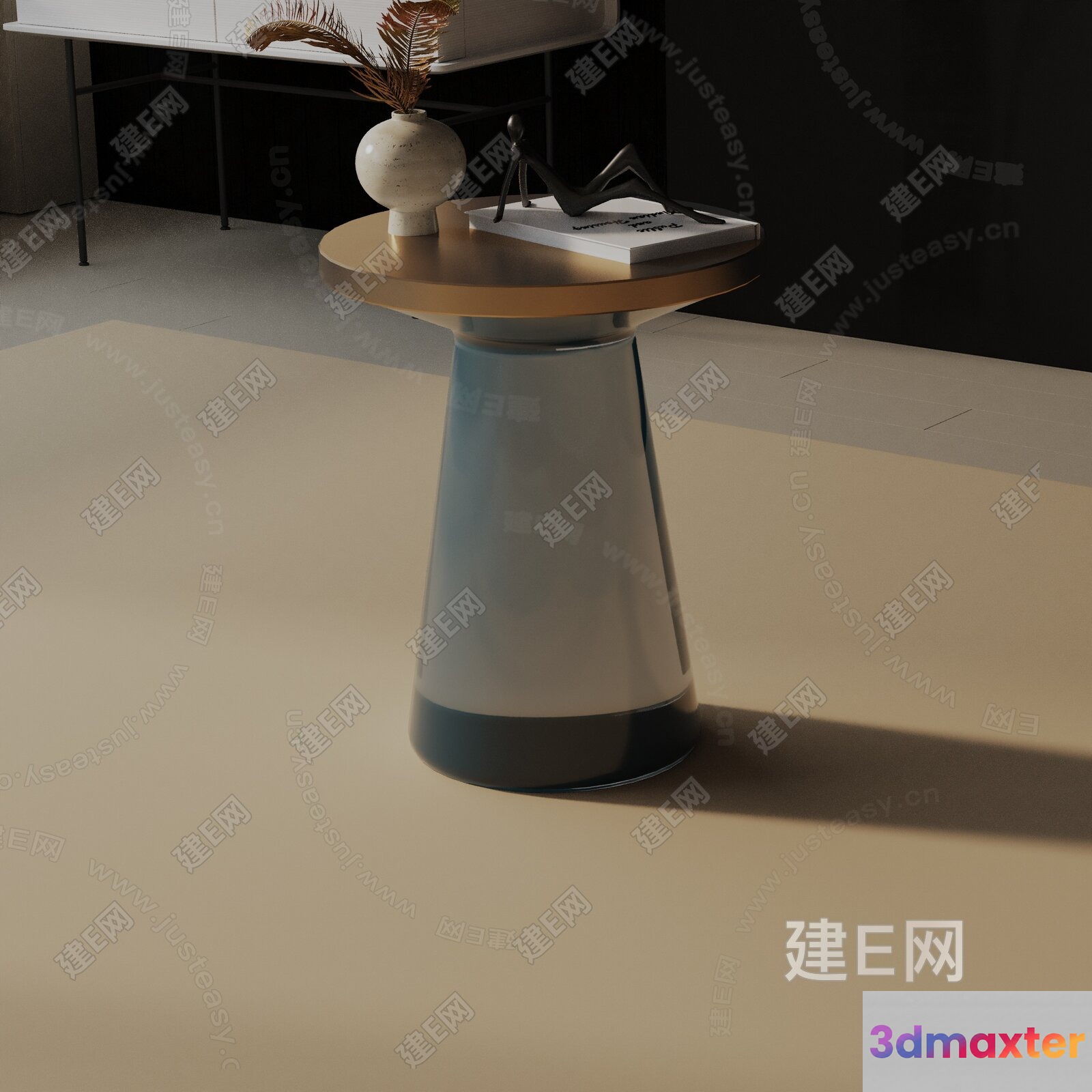 Modern Living Room 3D Model - 14691 - VRAY Render