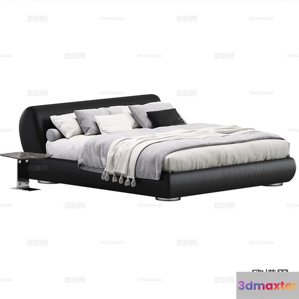 A Large Bed 3D Model - 9599 - CORONA Render