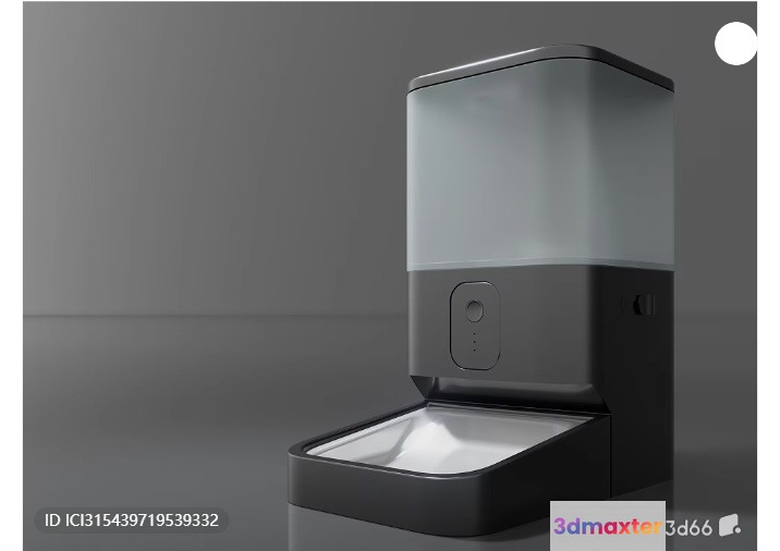 A Modern Pet Feeder 3D Model - 7107 - VRAY Render