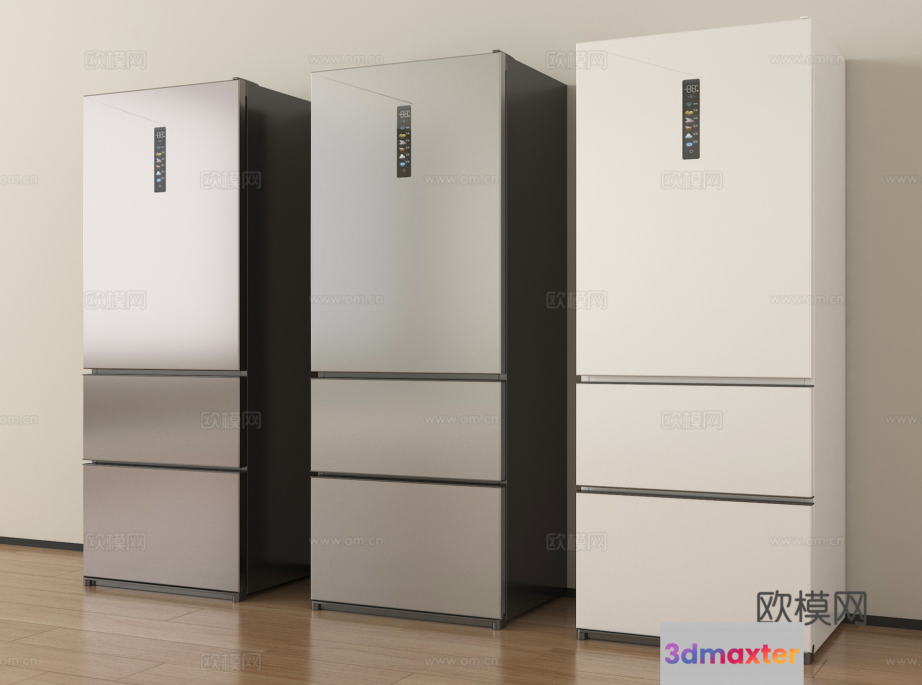Modern Kitchen Appliances 3D Model - 9788 - VRAY Render
