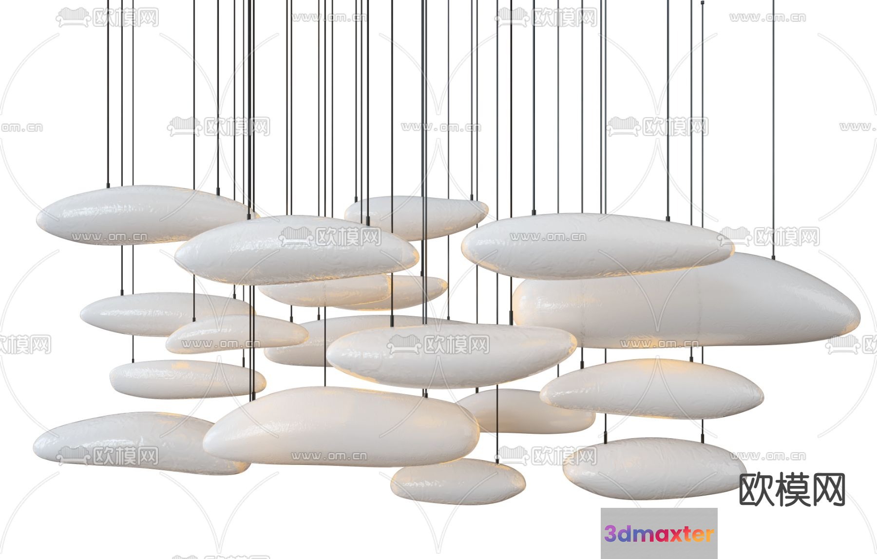 Gold Light Fixture 3D Model - 4920 - VRAY Render
